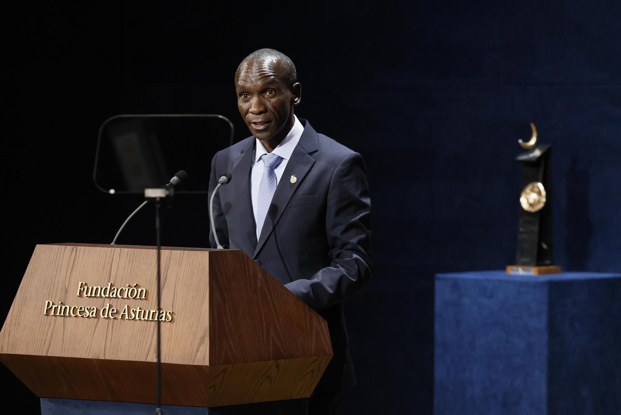 Eliud Kipchoge recibe el Premio Princesa de Asturias de los Deportes 2023