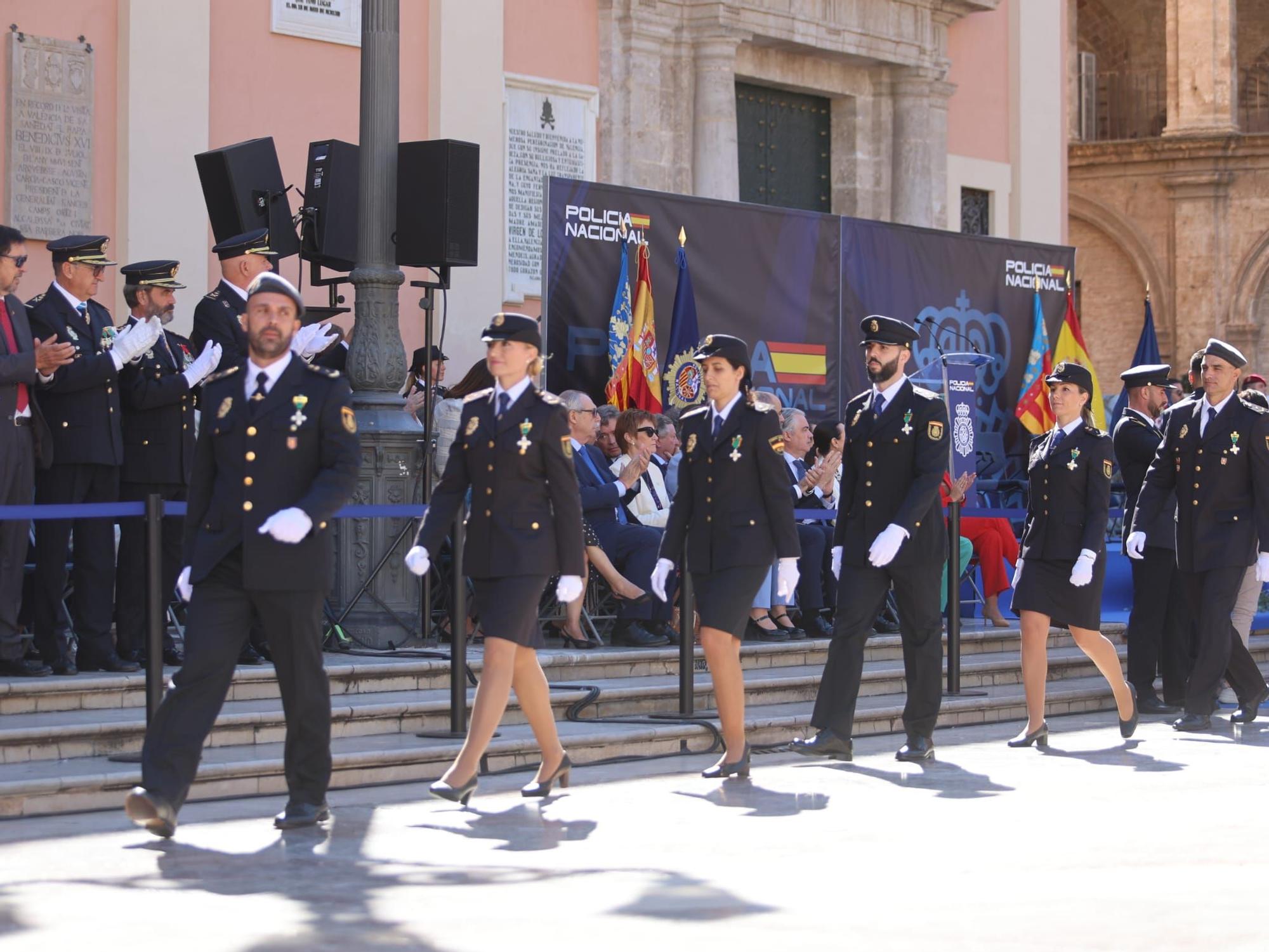 La Policía Nacional de Valencia celebra el Día de los Santos Ángeles Custodios