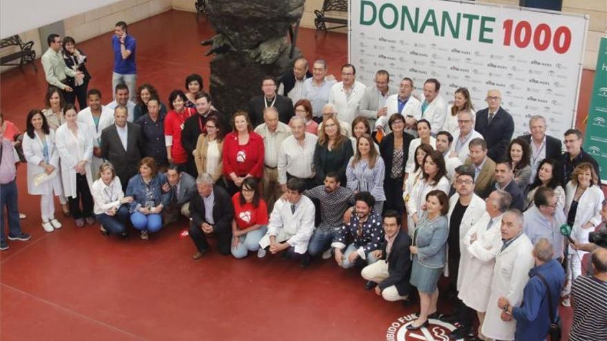 Córdoba lidera la tasa interanual de donación andaluza con 67,9 donantes por millón de población