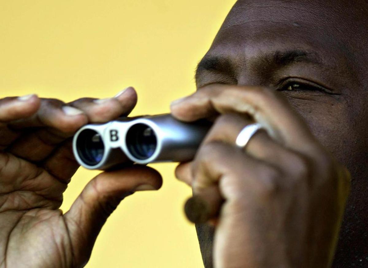 Michael Jordan en 2004 en Cheste MotoGP Michael Jordan en 2004 en Cheste MotoGP
