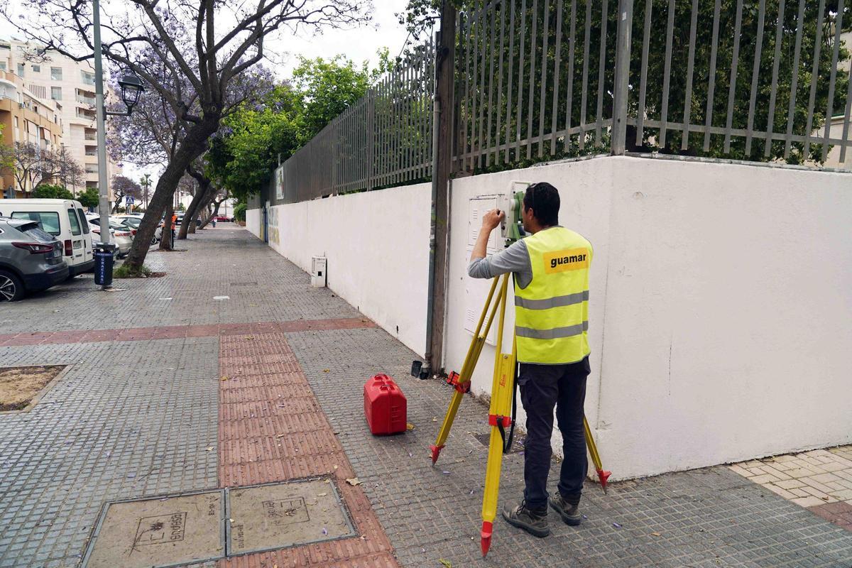 Inicio de las obras de las obras de la Super Manzana del barrio de Huelin.