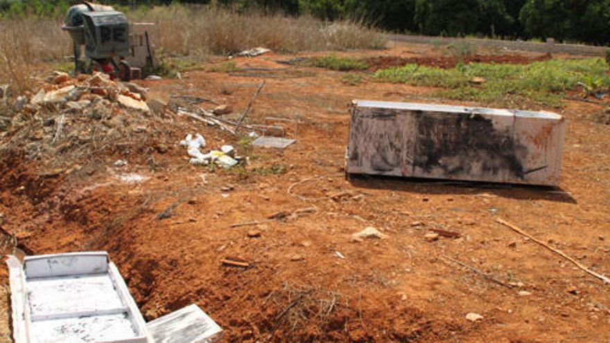 Lugar donde se encontraron el tronco y la cabeza del vecino de Dénia