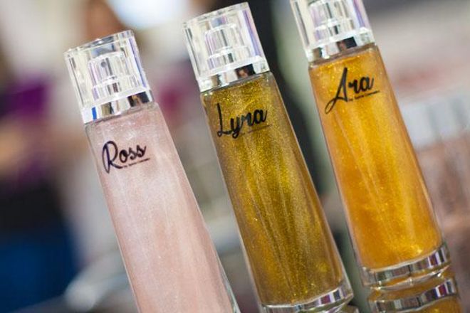 Ara, Ross y Lyra, Syrma Cosmetics.