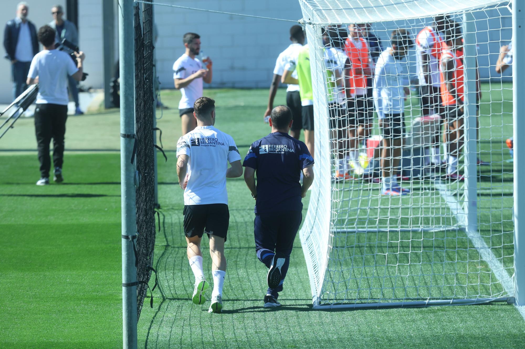 Así ha sido el entrenamiento del Valencia CF