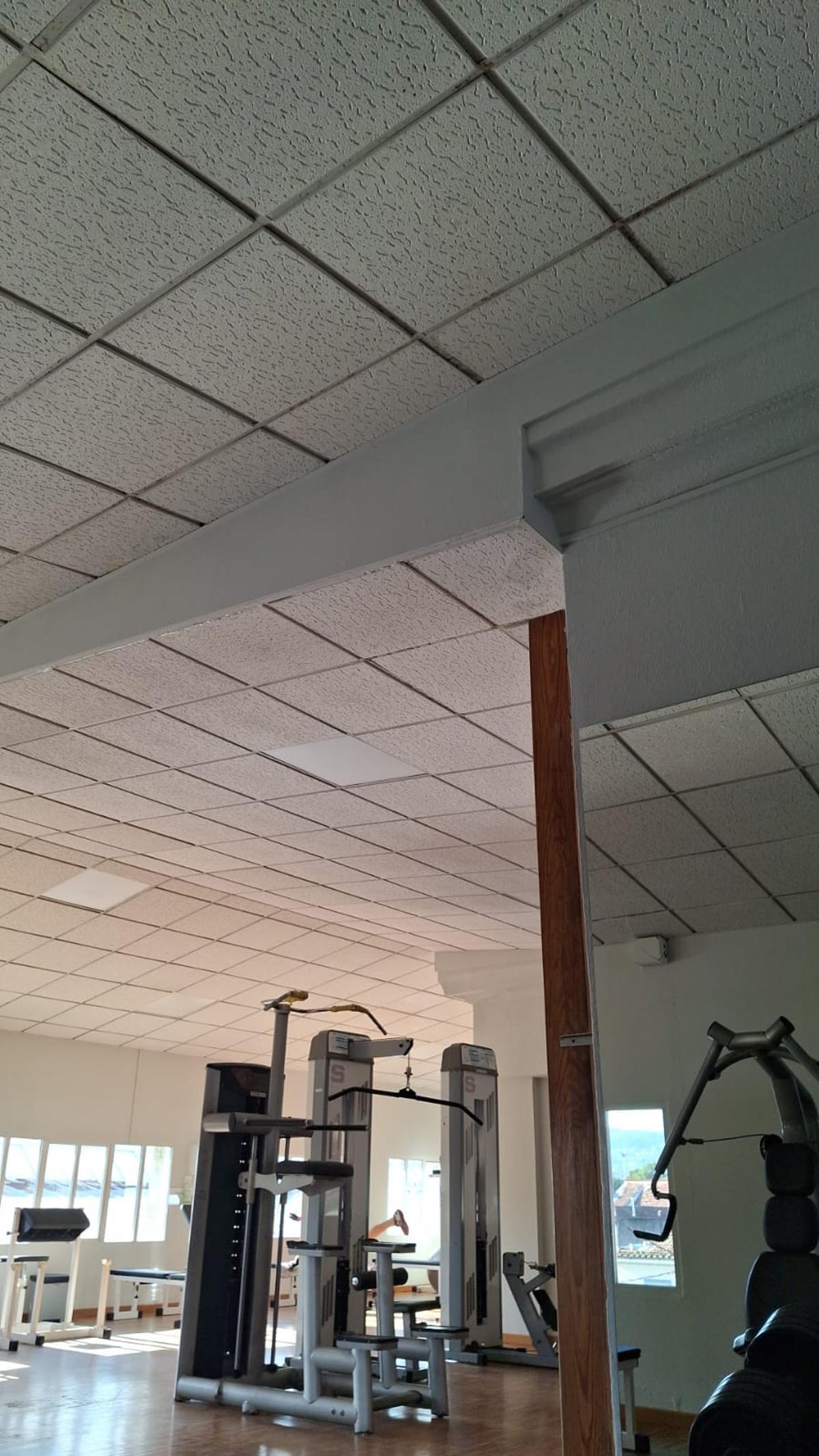 Un usuario sufrió un accidente en una de las máquinas del gimnasio.