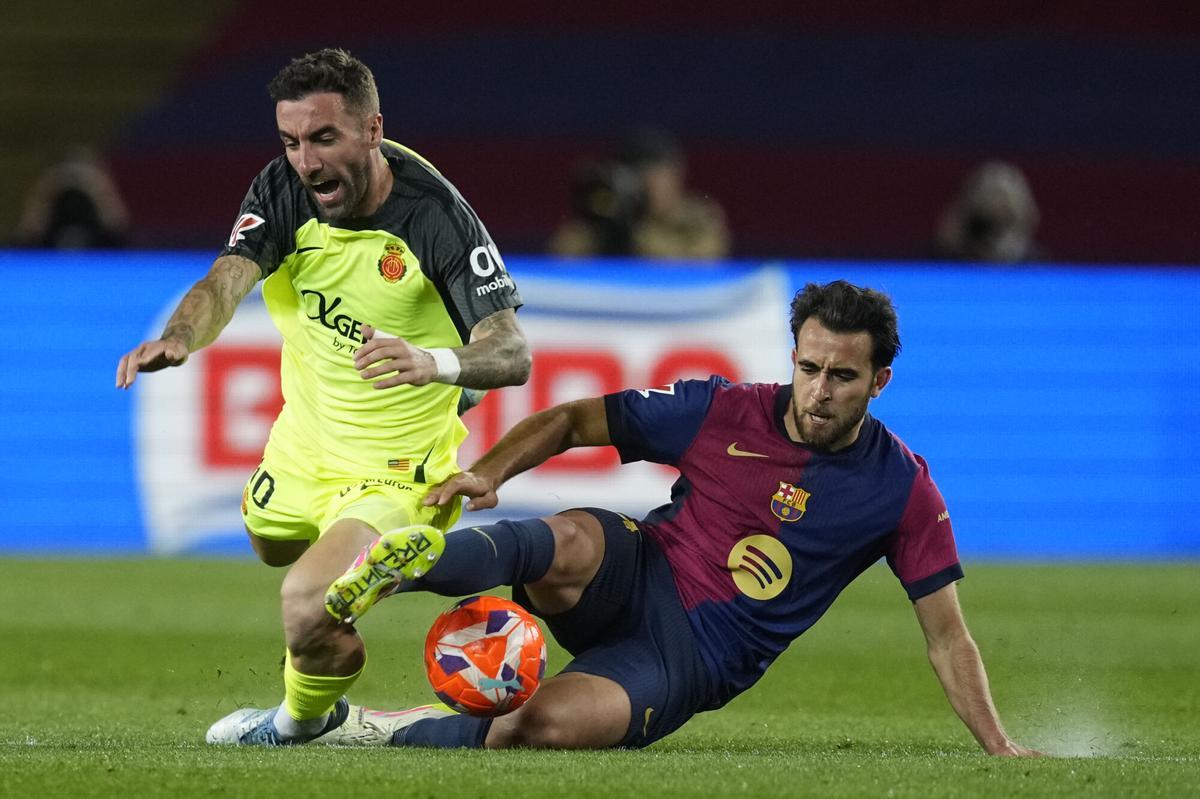 Eric Garcia fue el lateral derecho titular frente al Mallorca en la Liga
