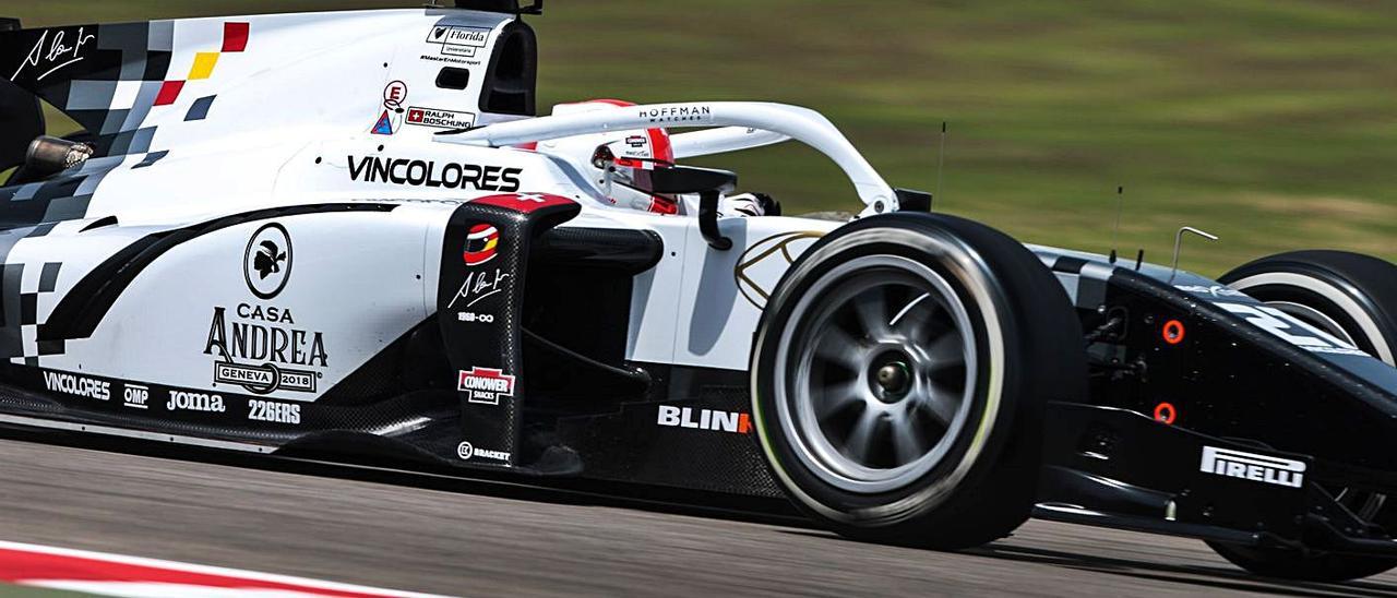 Ralph Boschung, durante uno de los entrenamientos de Campos Racing. | DIEDERIK VAN DER LAAN