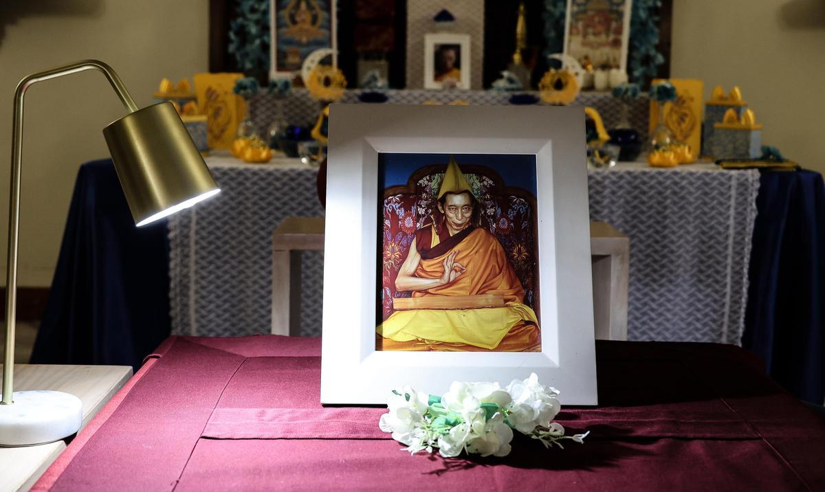 Una de las imágenes presentes en las actividades de la comunidad budista