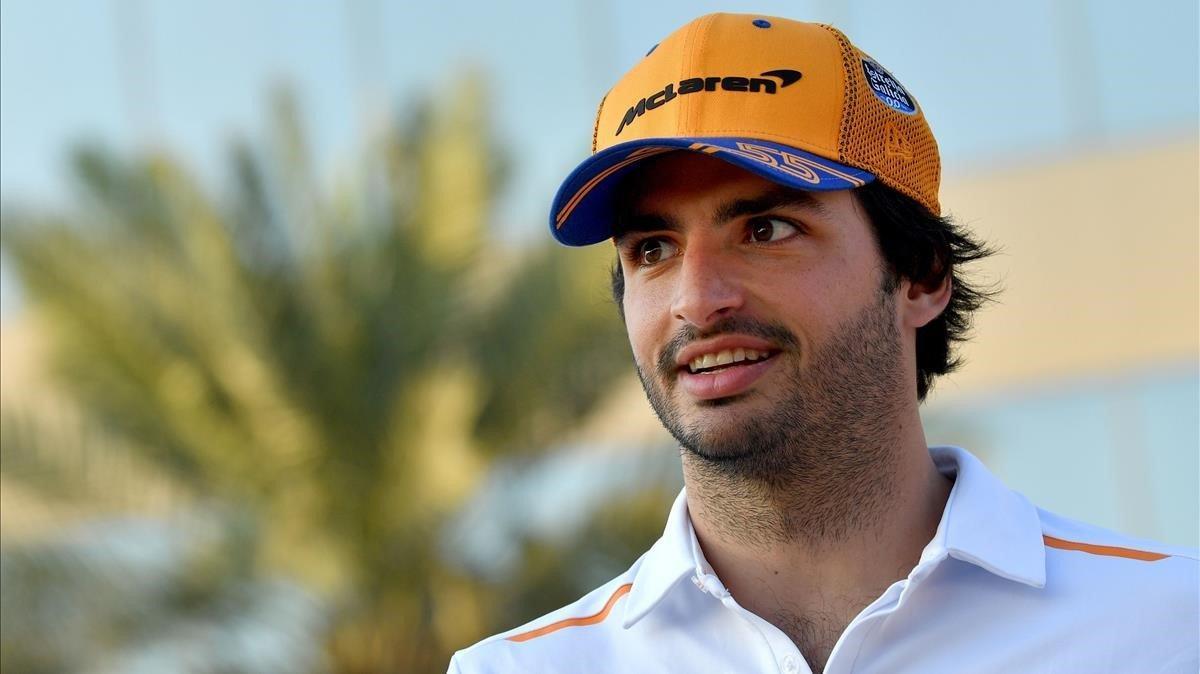 rpaniagua51126976 mclaren s spanish driver carlos sainz jr walks down the padd191129175557