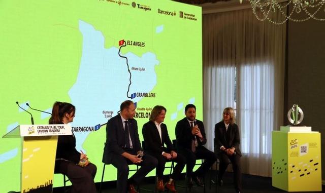 La presentació de les etapes que passaran per Catalunya
