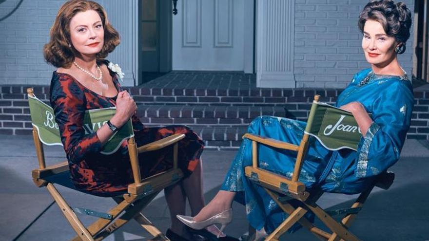 Susan Sarandon y Jessica Lange en &#039;Feud&#039;.