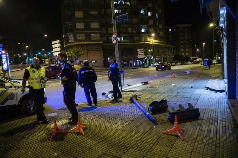 Atropello de una mujer en Avilés