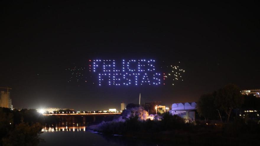 Video | Zaragoza tendrá un espectáculo de drones en la antesala de las Fiestas del Pilar
