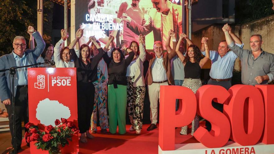 Torres escoge La Gomera para cerrar las presentaciones de candidaturas