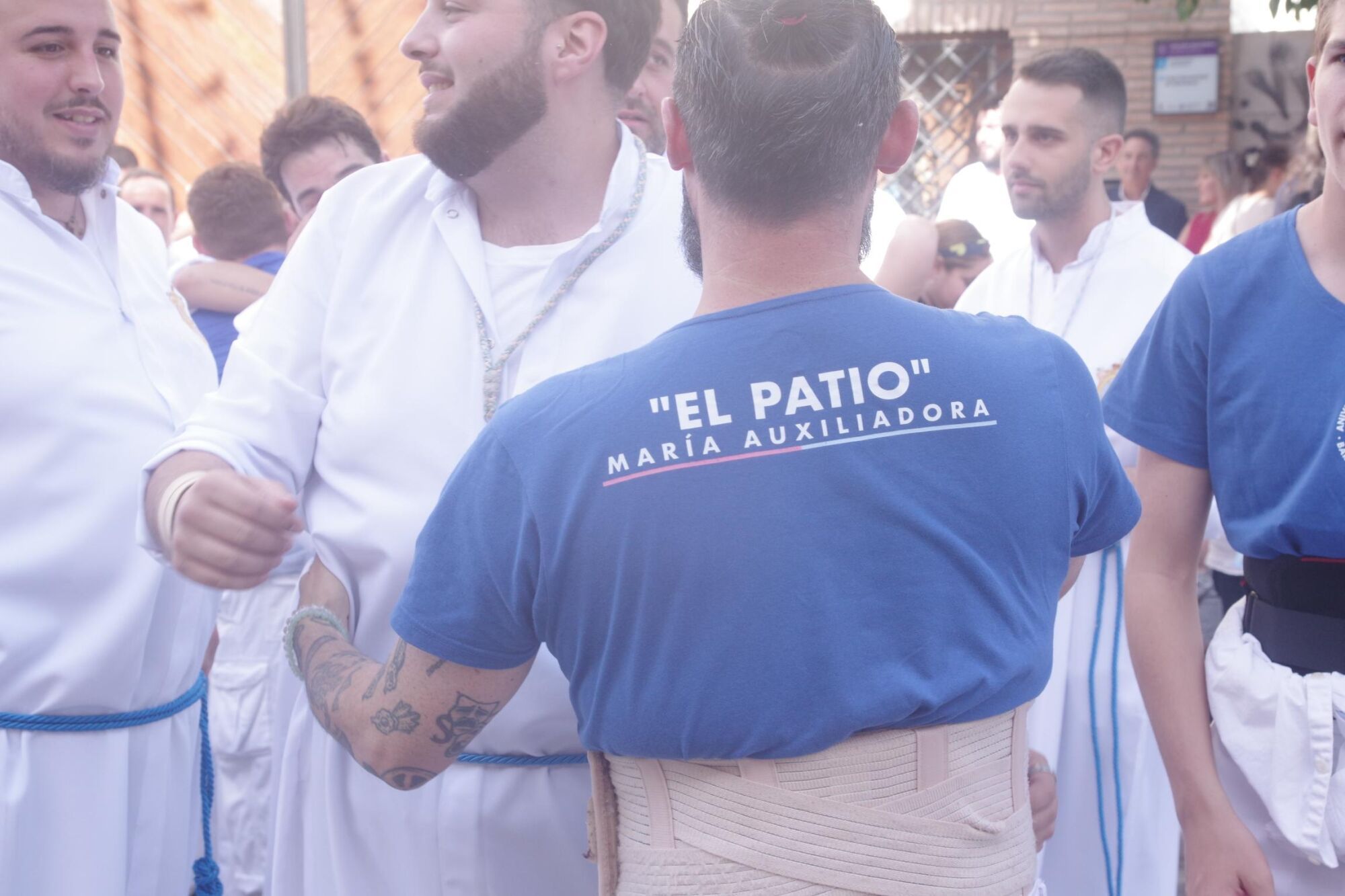 Salida procesional de María Auxiliadora por Capuchinos en 2025
