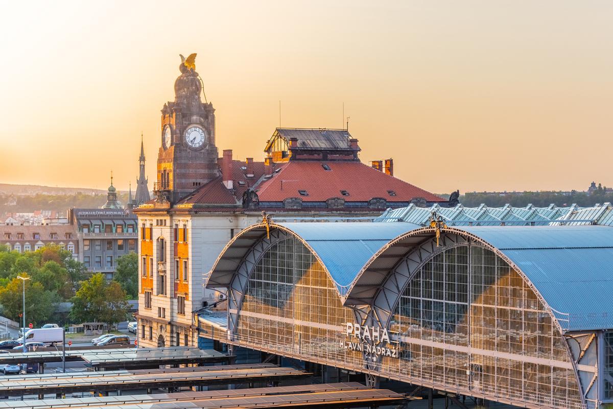 Prague Main Train Station, Hlavni nadrazi, Prague, Czech Republic