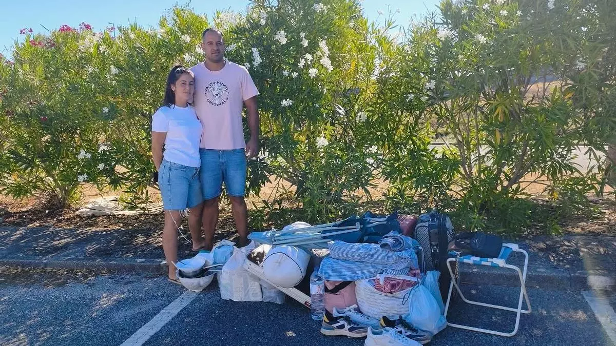 Una pareja de O Porriño, más de 24 horas atrapada en Portugal tras averiarse su furgoneta: «Nos dejaron tirados como auténticos animales»