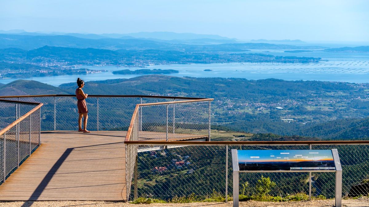 El espectacular mirador desde el que se ven las islas Cíes y la catedral de Santiago: vistas inigualables a más de 600 metros de altura