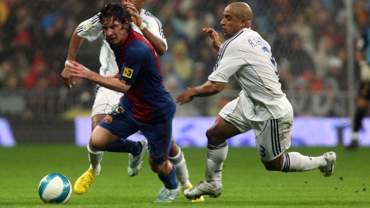 Leo Messi y Roberto Carlos
