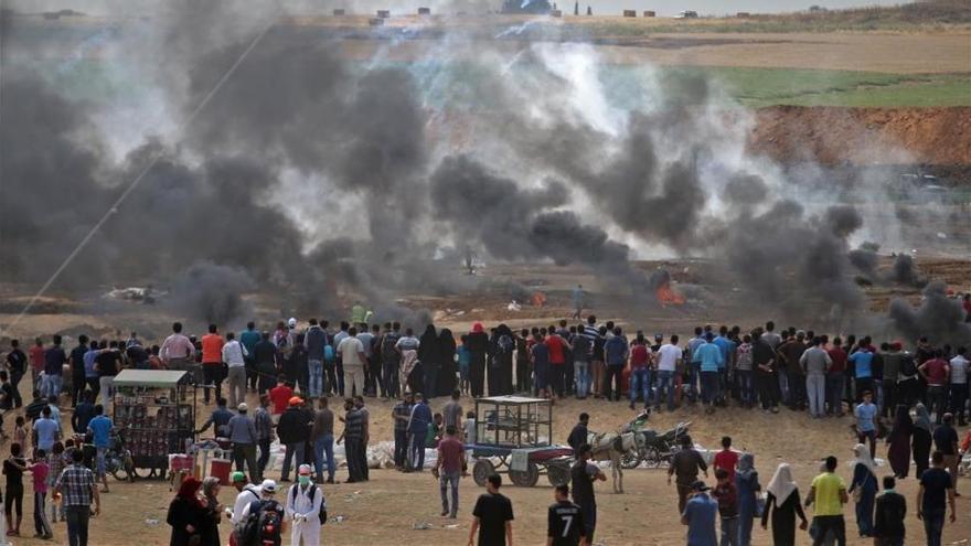 Masacre de palestinos en las protestas del Día de la Ira en Gaza