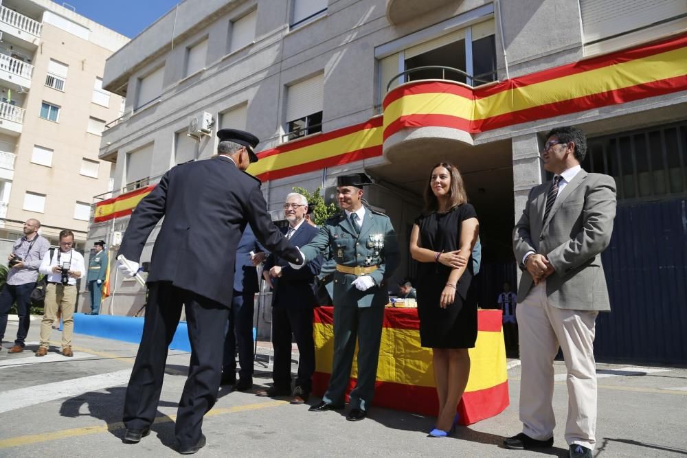 Misa y acto castrense en el cuertel de la Compañía de la Guardia Civil de Torrevieja y la Vega Baja el día de la Virgen del Pilar