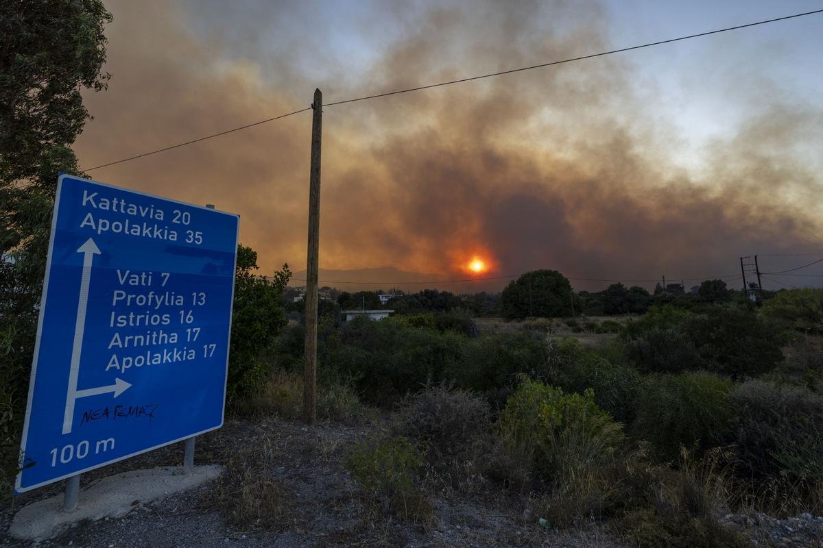 Los incendios forestales se han desatado en Grecia