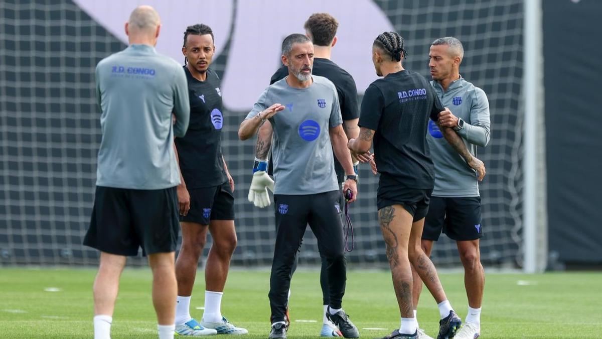 El inicio de entrenamiento del FC Barcelona