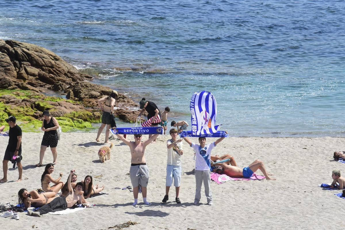 A Coruña respira deportivismo en la previa del Valladolid-Deportivo