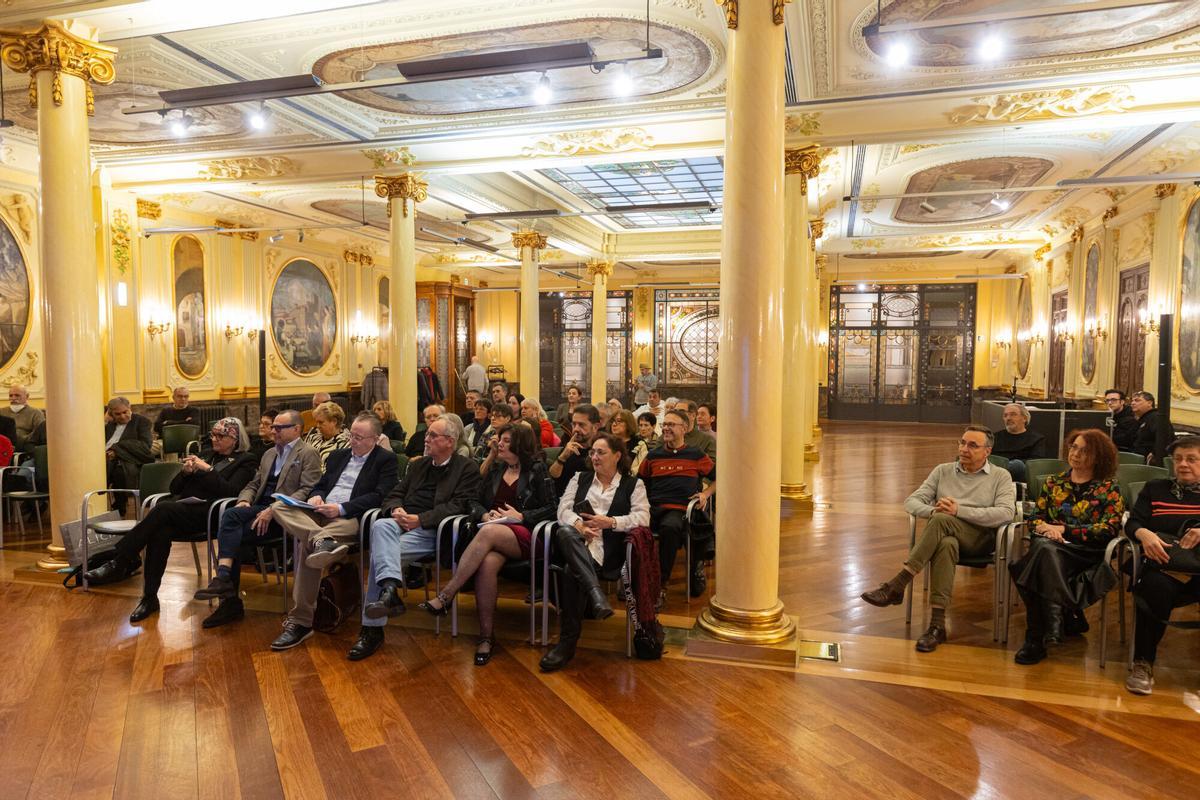 Imagen de la última gala de la AAEE en la Fundación Caja Rural de Aragón