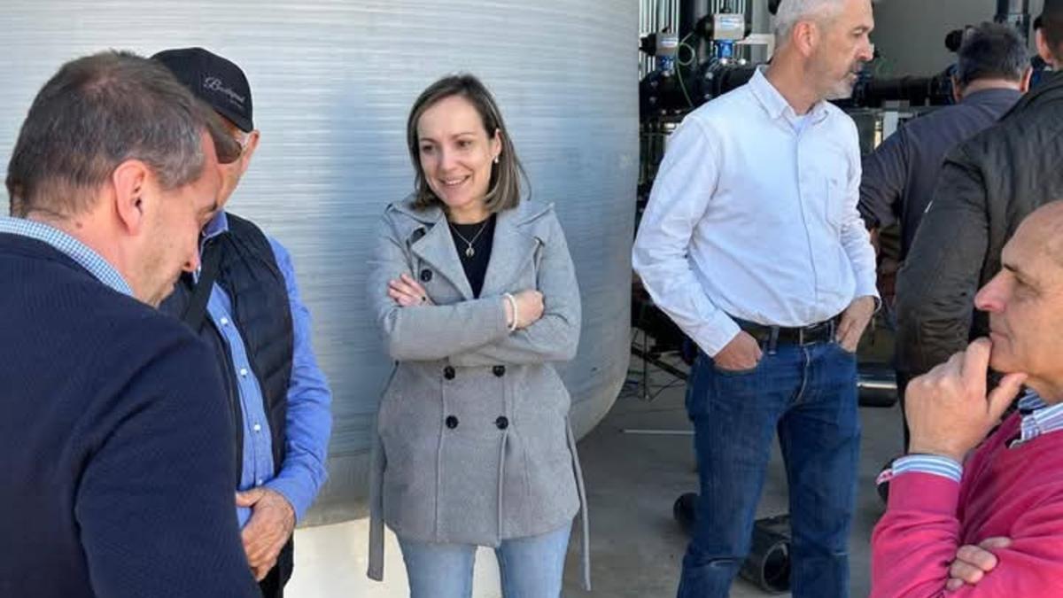 La regidora Marta Izquierdo durante un acto.