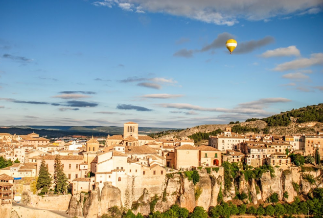 A vista de globo, Cuenca