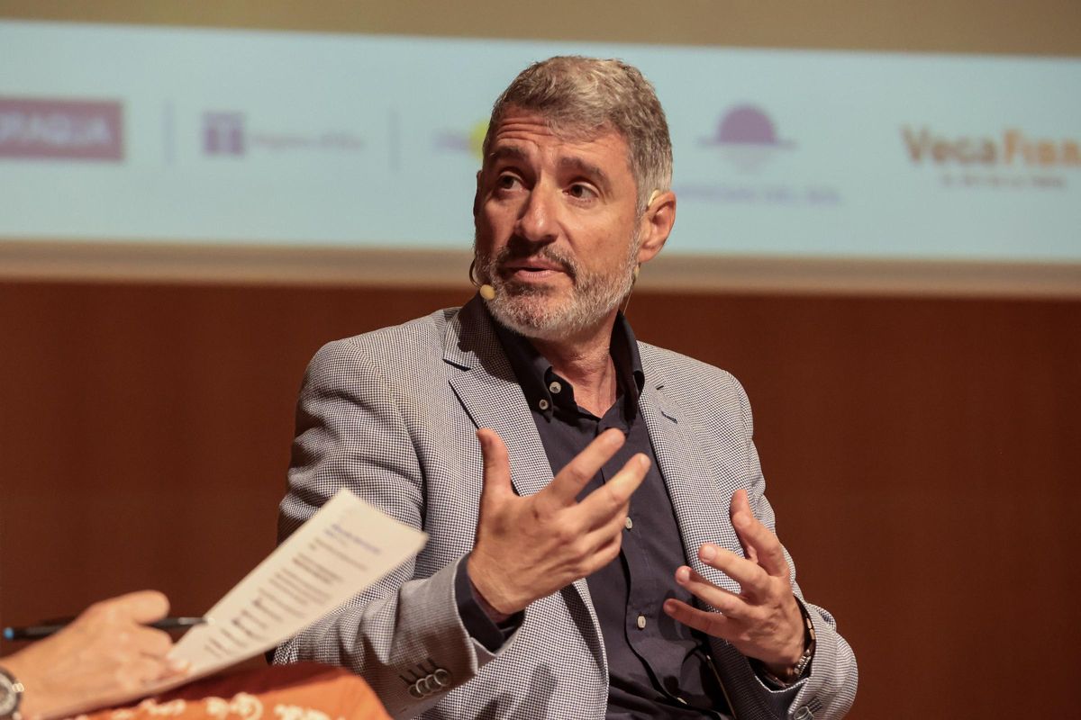 El alcalde de Orihuela, Pepe Vegara, durante el debate