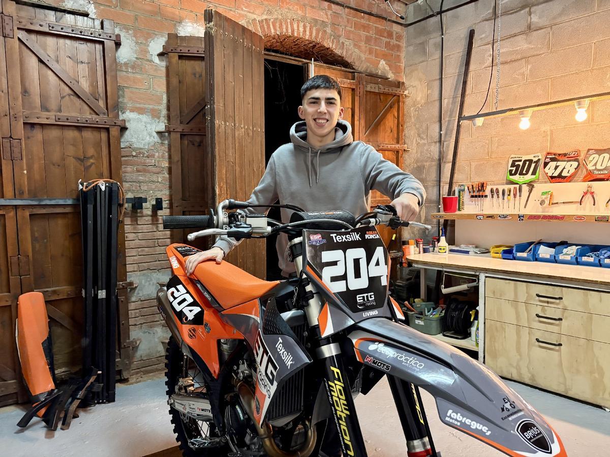 Ponsa competeix amb el dorsal 204 per homenatjar el seu avi