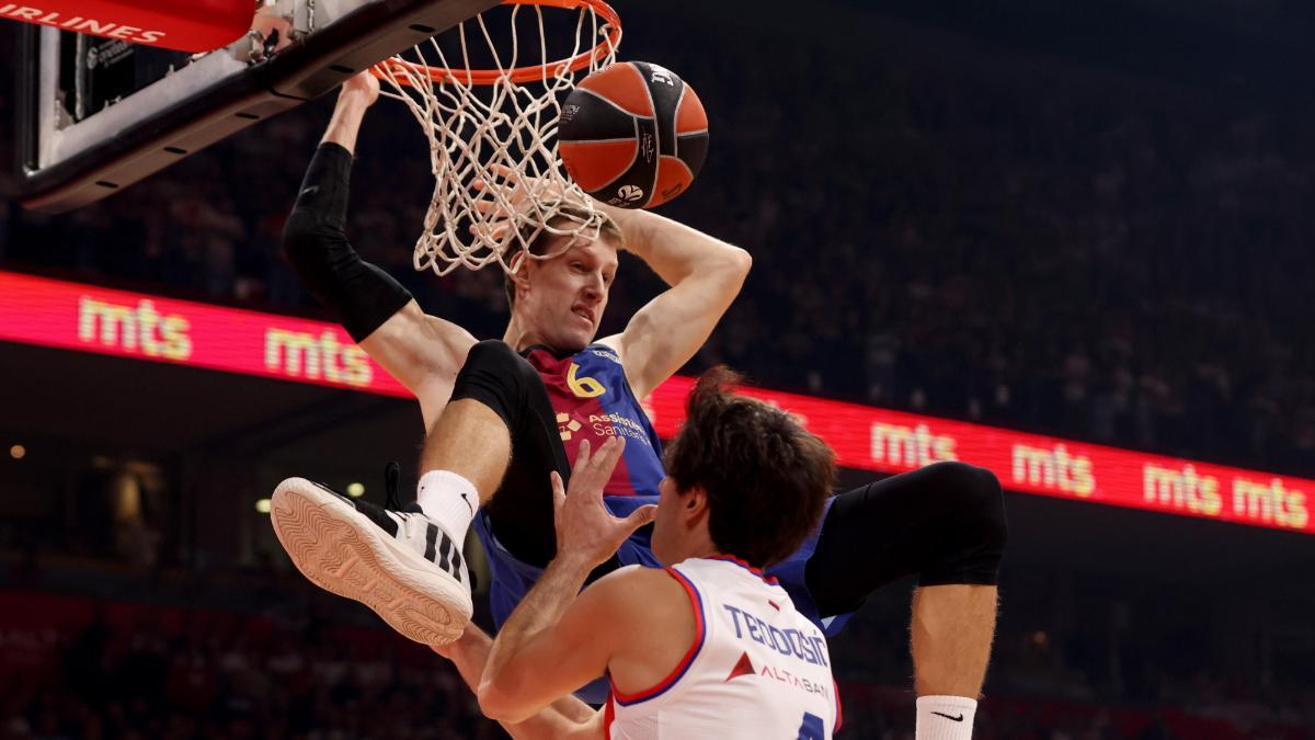 Jan Vesely, ex del Partizan, brilló ante el Estrella Roja