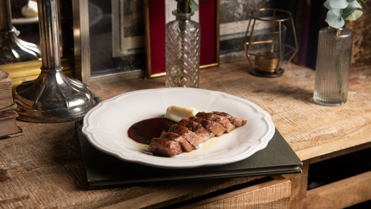 Pluma ibérica en Tribeca Bistró.
