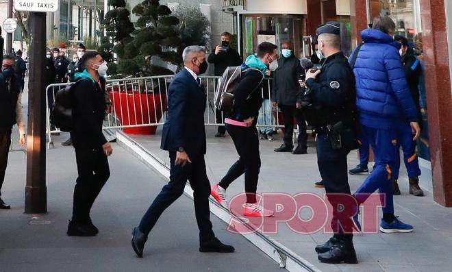 El FC Barcelona se encuentra en París y se aloja en el Pullmann Paris Tour Eiffel para la disputa del partido de Champions League contra el París Saint Germain.