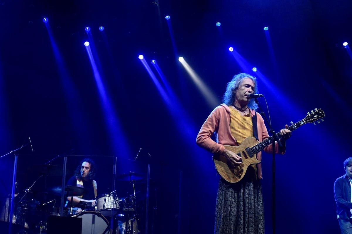 Robe Iniesta en la Plaza de la Música en noviembre de 2024.