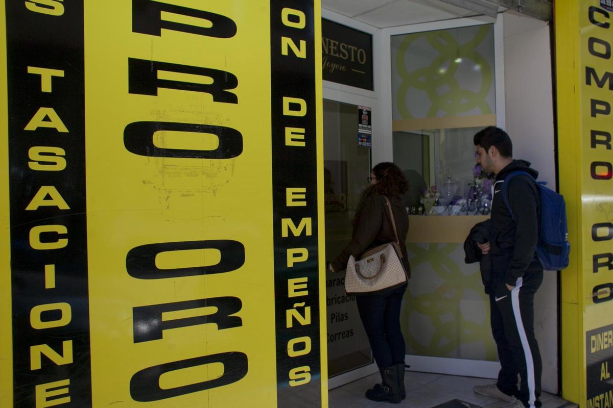 Una tienda de compro oro.