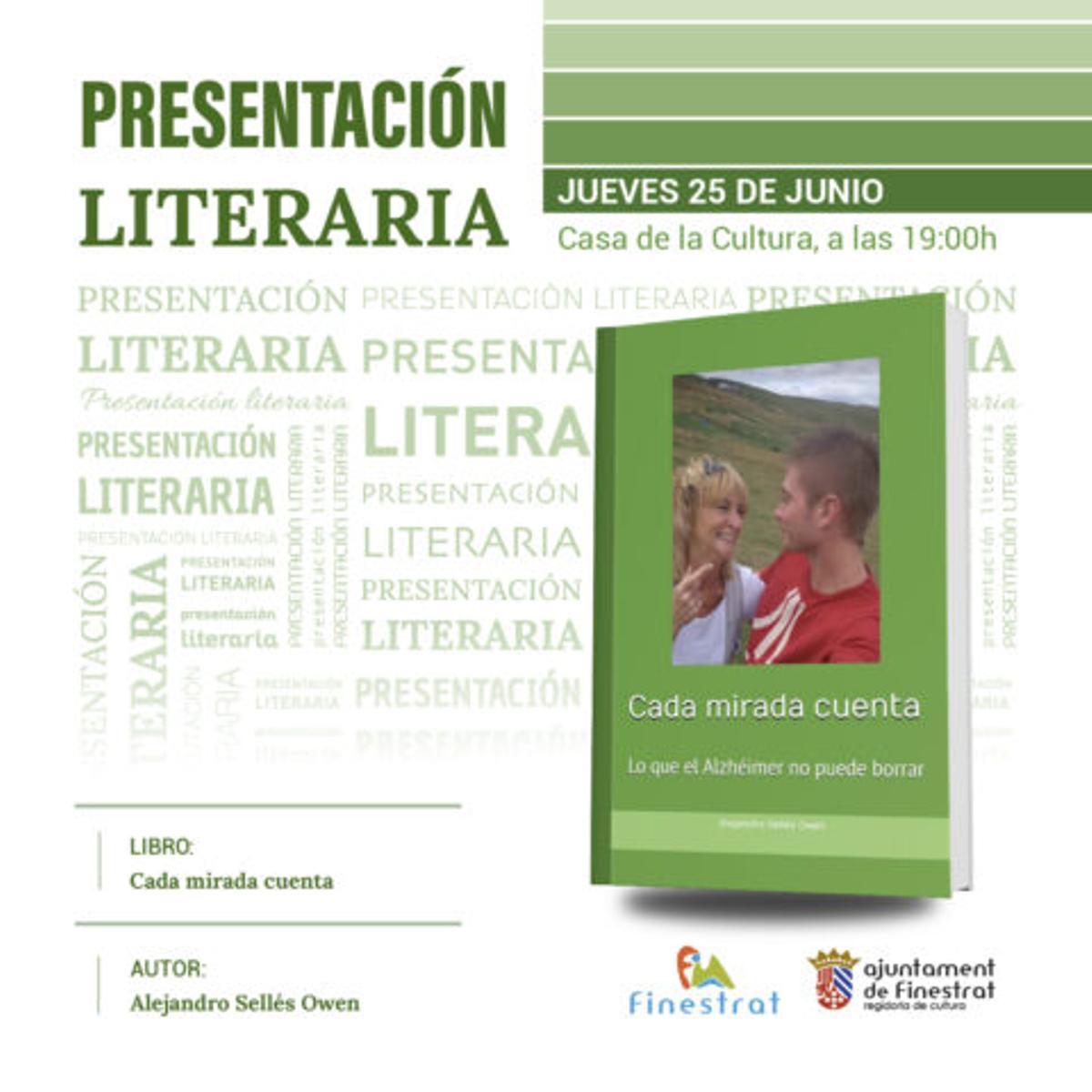 Alejandró presenta su libro el jueves 25 de junio