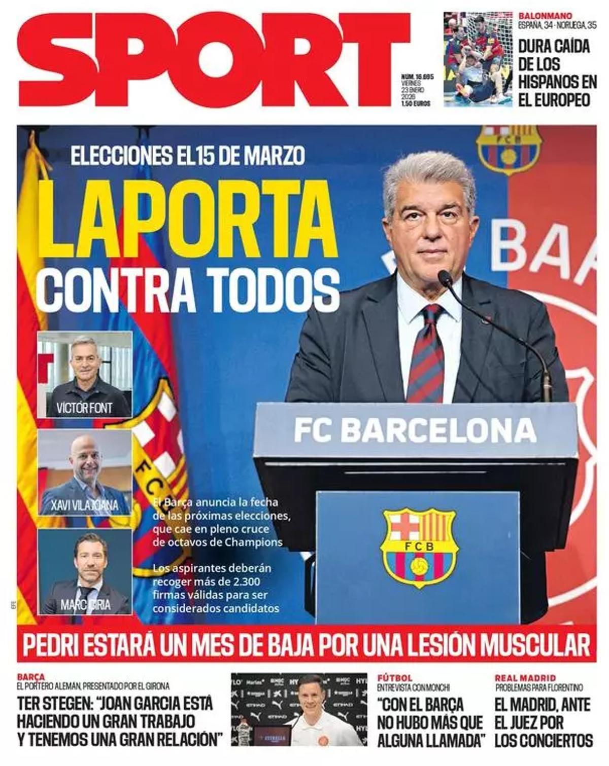 Las portadas de la prensa deportiva de hoy