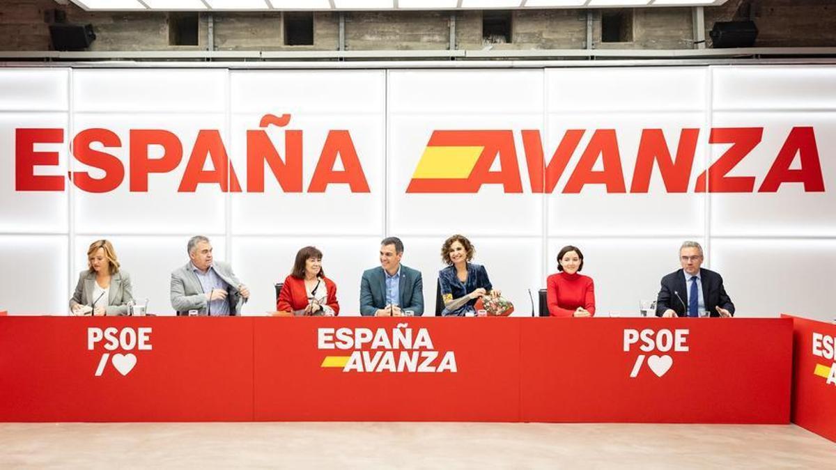 Reunión de la Comisión Ejecutiva Federal del PSOE.