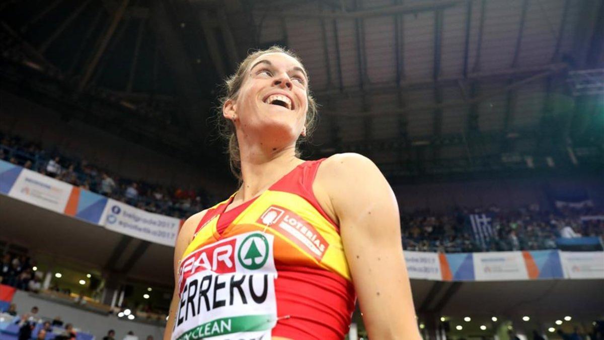 Esther Guerrero, semifinalista en el Europeo indoor