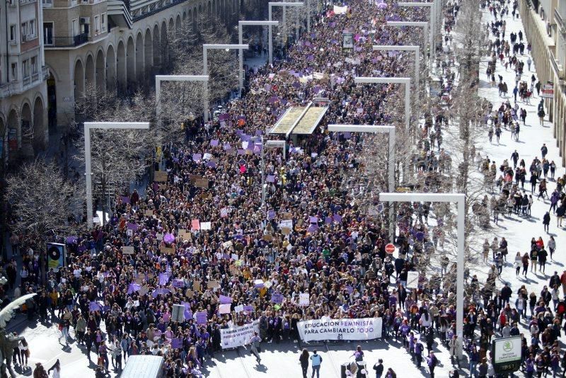 Concentraciones por el 8-M en Zaragoza