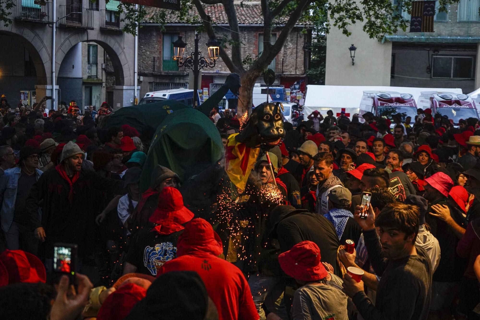 Passacarrers de Patum de dissabte