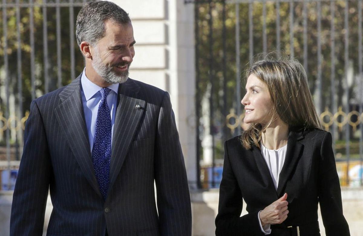 Los Reyes en el Palacio Real de Aranjuez