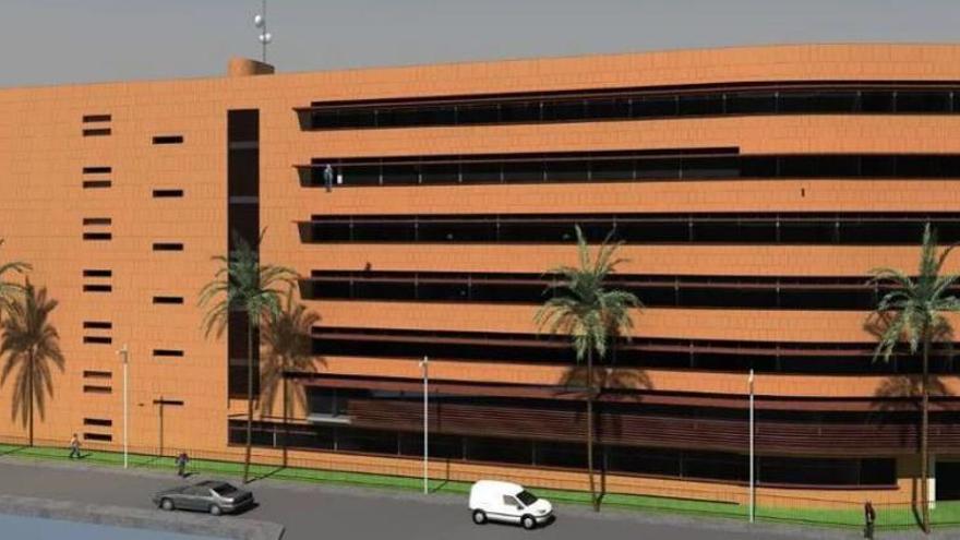 Recreación del nuevo edificio, que albergará el centro de día oncohematología de Morales Meseguer