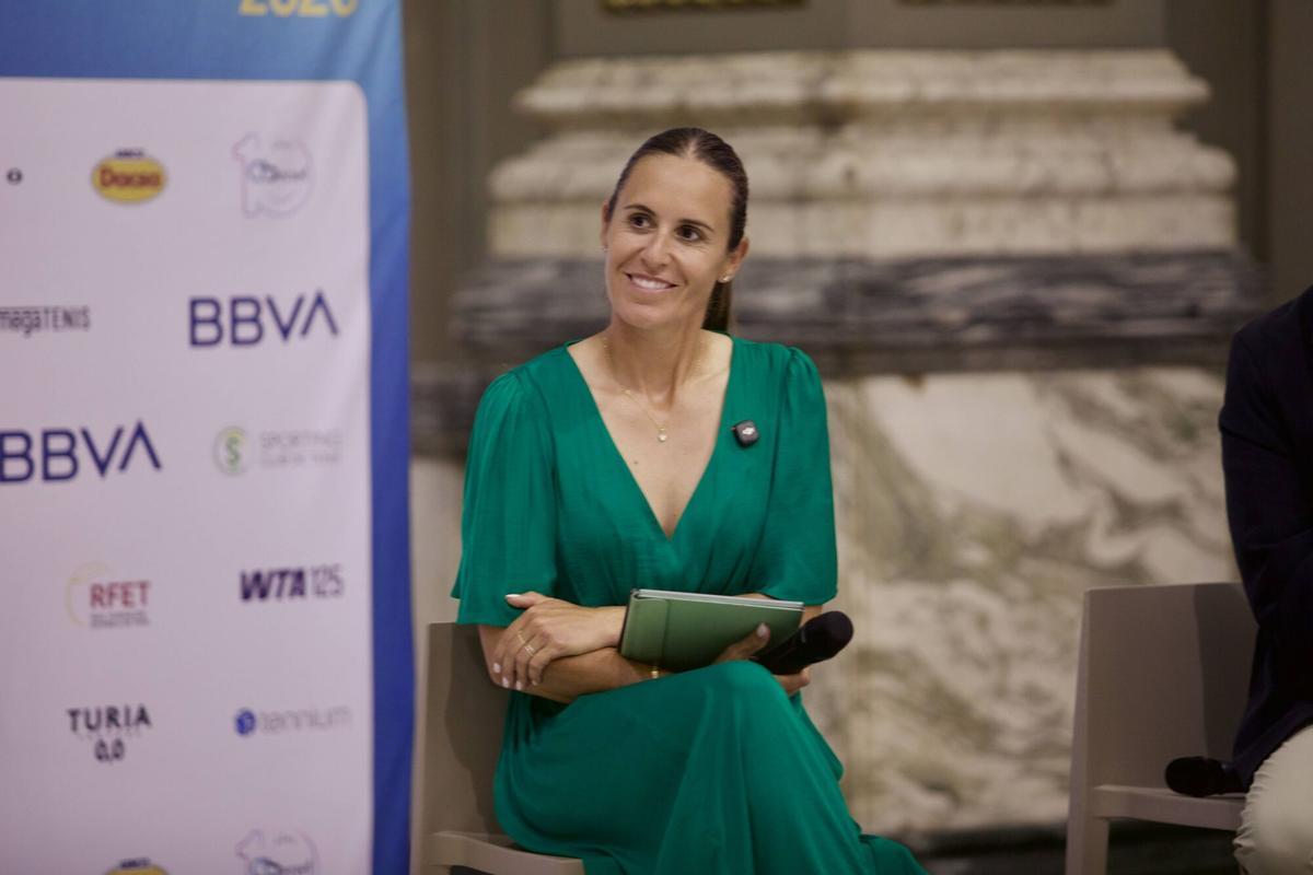 VALENCIA. DEPORTES. Presentacion de BBVA Open Internacional de Valencia WTA 125, con Ma Jose Catala y Anabel Medina, entre otros asistentes. (FOTOS: LUCIA COMPANY)