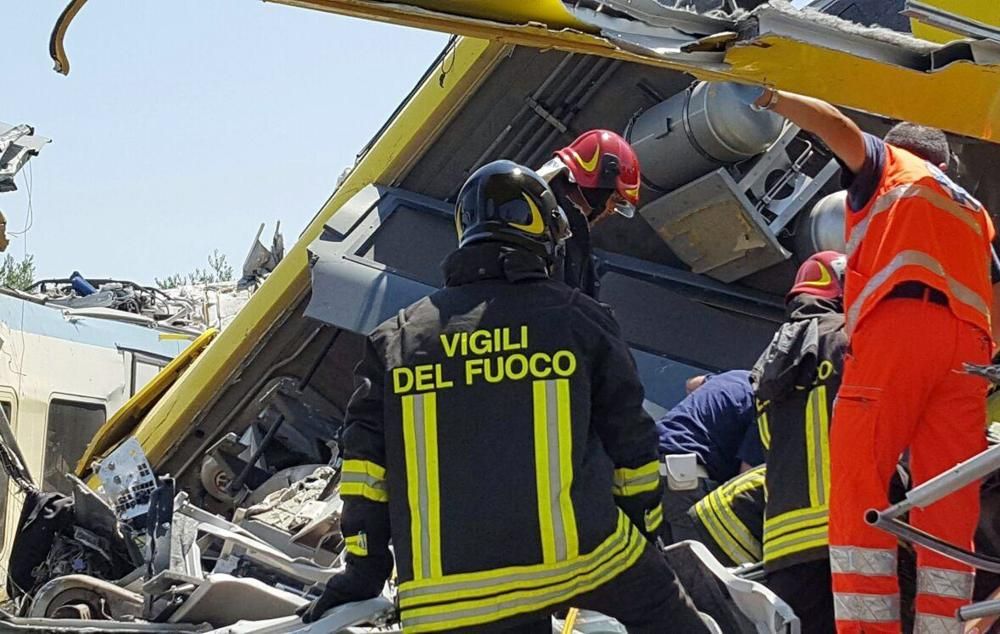 Accident de tren a Itàlia