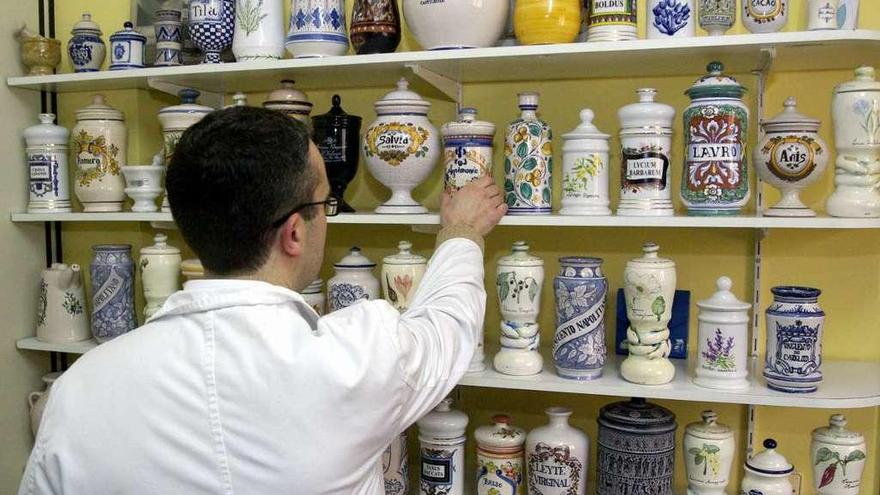 Interior de una farmacia.