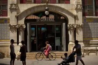 ¿Dónde pueden verse restos de fósiles en el centro de València?